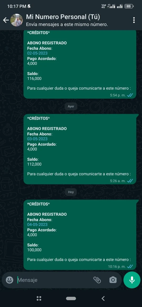 app cobrador - cobranza screenshot