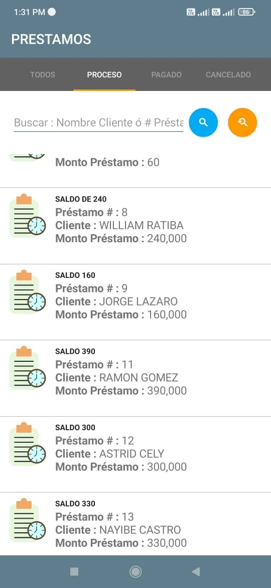app cobrador - cobranza screenshot